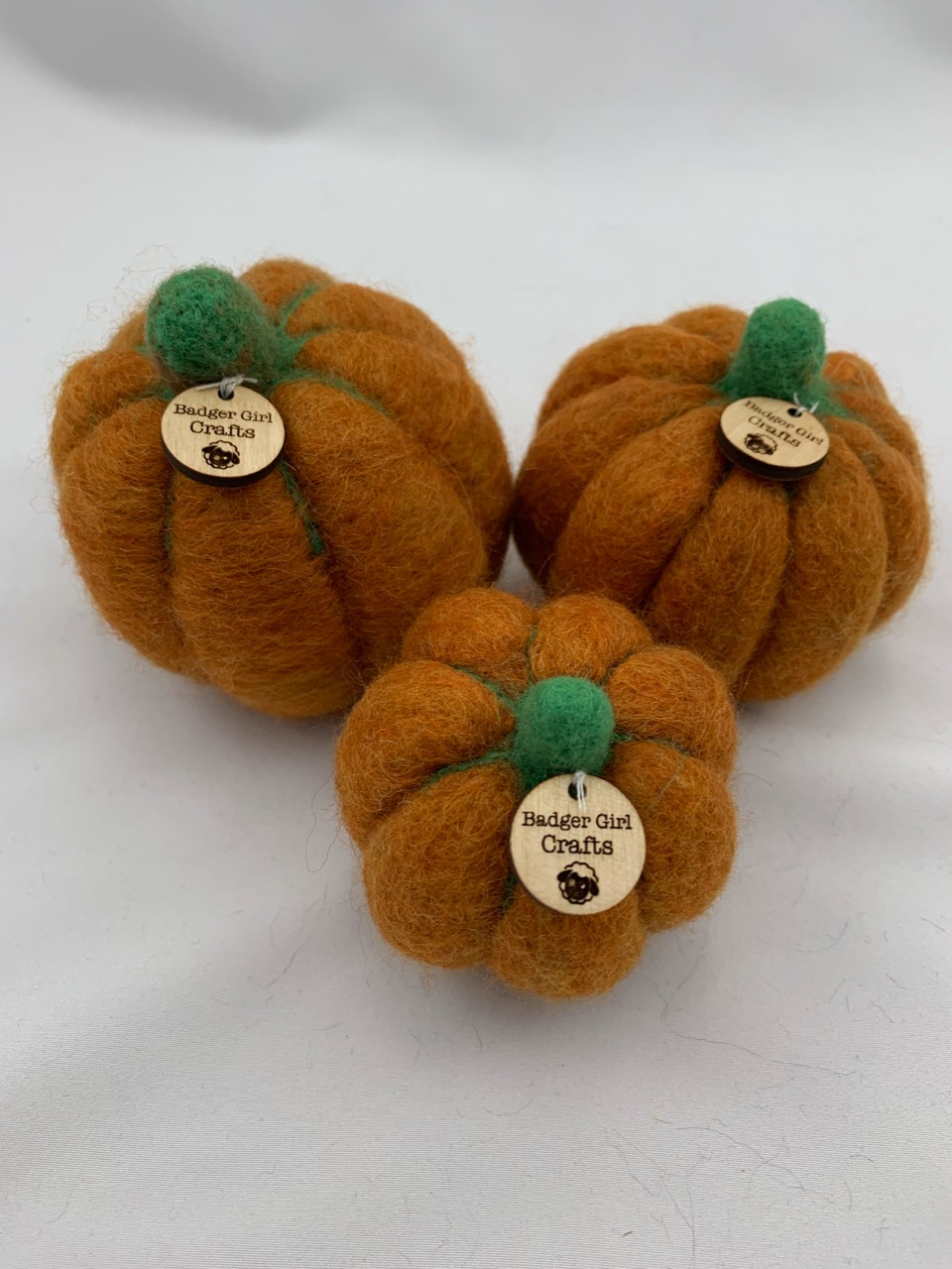 Creatology printed Orange Felt Pumpkin 2 pack 15 pieces of 9 x 12